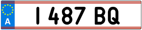 Truck License Plate
